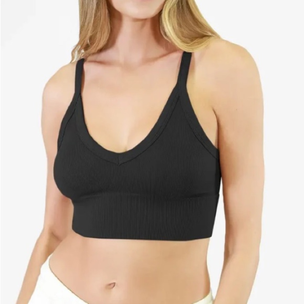 Seamless Ribbed Bra Top - Picture 1 of 1